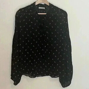 Ulla Johnson Chiffon Long Sleeve Blouse